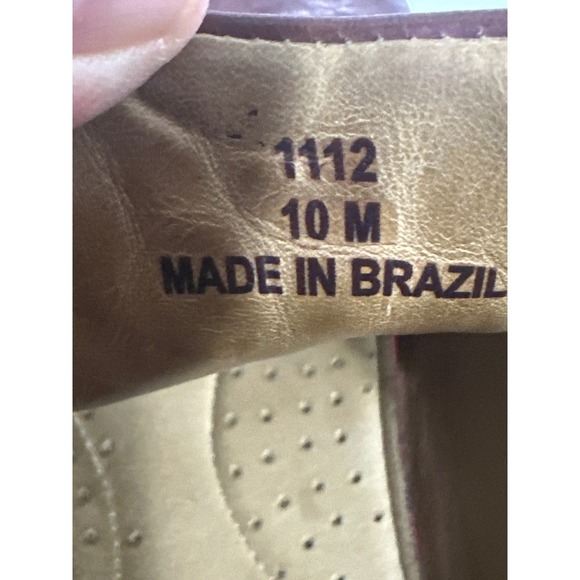 De la Rentis Shoes‎ Leather Oxfords Comfort Brown Lace Up Mens Size - Picture 7 of 7